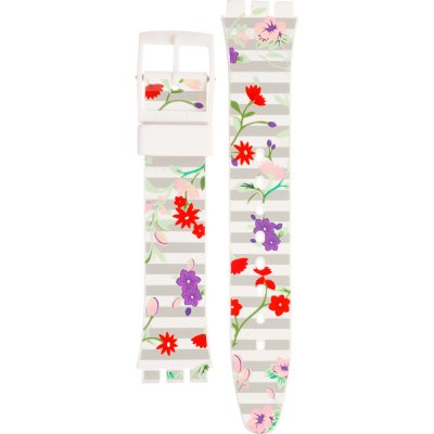 Swatch Plastic - Originals Medium (34mm) /Access/Solar/Musicall/Stop - G/SK/SL/SR/SS/SO28 AGZ290 GZ290 Blossoming Love Band