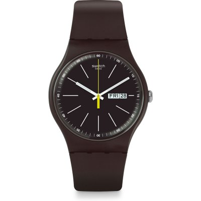 Swatch Originals Large (41mm) SUOC704 Blue Browny Uhr