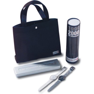 Swatch Packaging Specials GB741PACK2 Daimaru Millennium Special (It's Here + White Card) Uhr