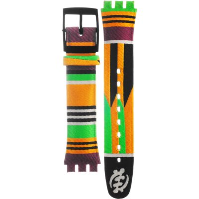 Swatch Plastic - Originals Medium (34mm) /Access/Solar/Musicall/Stop - G/SK/SL/SR/SS/SO28 AGB194 GB194 Shuchaca Band