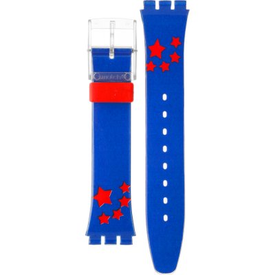 Swatch Plastic - Originals Medium (34mm) /Access/Solar/Musicall/Stop - G/SK/SL/SR/SS/SO28 AGJ117 GJ117 Wild Laugh Band