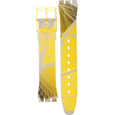 Swatch Plastic - Originals Medium (34mm) /Access/Solar/Musicall/Stop - G/SK/SL/SR/SS/SO28 AGJ119 GJ119 Spyral Band