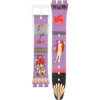 Swatch Plastic - Originals Medium (34mm) /Access/Solar/Musicall/Stop - G/SK/SL/SR/SS/SO28 AGK141 GK141 Discobolus Band