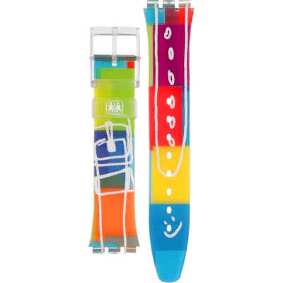 Swatch Plastic - Originals Medium (34mm) /Access/Solar/Musicall/Stop - G/SK/SL/SR/SS/SO28 AGK308 GK308 SOS Kinderdorf Band