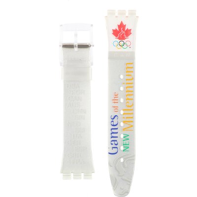 Swatch Plastic - Originals Medium (34mm) /Access/Solar/Musicall/Stop - G/SK/SL/SR/SS/SO28 AGK419E GK419E Run After Canada Band