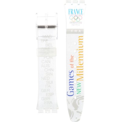 Swatch Plastic - Originals Medium (34mm) /Access/Solar/Musicall/Stop - G/SK/SL/SR/SS/SO28 AGK419H GK419H Run After France Band