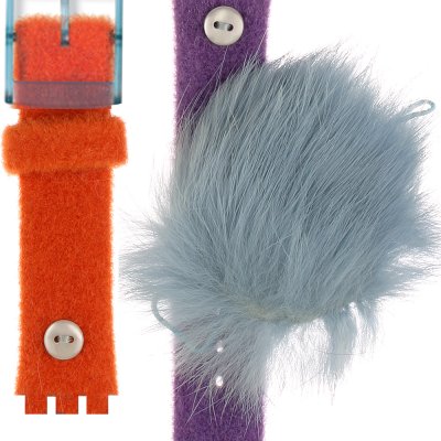 Swatch Plastic - Originals Medium (34mm) /Access/Solar/Musicall/Stop - G/SK/SL/SR/SS/SO28 AGN199 GN199 Fashion Fuzz Band