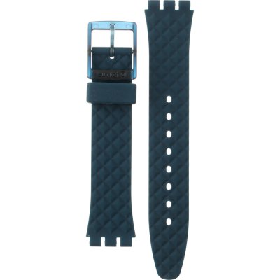 Swatch Plastic - Originals Medium (34mm) /Access/Solar/Musicall/Stop - G/SK/SL/SR/SS/SO28 AGN271 GN271 Bluenel Band