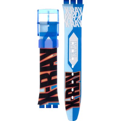 Swatch Plastic - Originals Medium (34mm) /Access/Solar/Musicall/Stop - G/SK/SL/SR/SS/SO28 AGN902 GN902 X-Ray Band