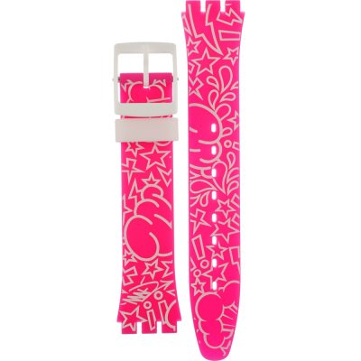 Swatch Plastic - Originals Medium (34mm) /Access/Solar/Musicall/Stop - G/SK/SL/SR/SS/SO28 AGP133 GP133 Shout Out Band