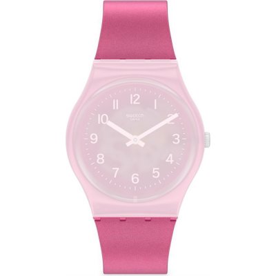Swatch Plastic - Originals Medium (34mm) /Access/Solar/Musicall/Stop - G/SK/SL/SR/SS/SO28 AGP170 GP170 Blurry Pink Band