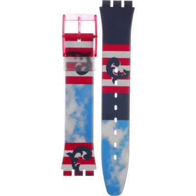 Swatch Plastic - Originals Medium (34mm) /Access/Solar/Musicall/Stop - G/SK/SL/SR/SS/SO28 AGR109 GR109 The Boss Band