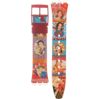 Swatch Plastic - Originals Medium (34mm) /Access/Solar/Musicall/Stop - G/SK/SL/SR/SS/SO28 AGR137 GR137 Latinas Band
