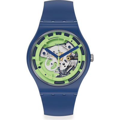 Swatch Originals Large (41mm) SUON147 Green Anatomy Uhr