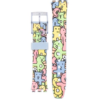 Swatch Plastic - Originals Medium (34mm) /Access/Solar/Musicall/Stop - G/SK/SL/SR/SS/SO28 AGS136 GS136 Snuggle Bunch Band