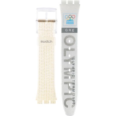 Swatch Plastic - Originals Medium (34mm) /Access/Solar/Musicall/Stop - G/SK/SL/SR/SS/SO28 AGZ150M GZ150M Olympic Team Greece Band