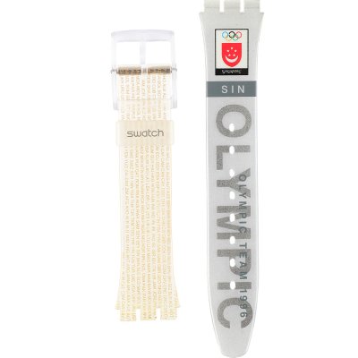 Swatch Plastic - Originals Medium (34mm) /Access/Solar/Musicall/Stop - G/SK/SL/SR/SS/SO28 AGZ150P GZ150P Olympic Team Singapore Band