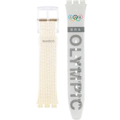 Swatch Plastic - Originals Medium (34mm) /Access/Solar/Musicall/Stop - G/SK/SL/SR/SS/SO28 AGZ150R GZ150R Olympic Team Brazil Band