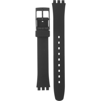 Swatch Plastic - Originals Small (25mm) - L ALB184 LB184 Something Black Band