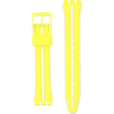 Swatch Plastic - Originals Medium (34mm) /Access/Solar/Musicall/Stop - G/SK/SL/SR/SS/SO28 AGJ702 Lemoncello Band