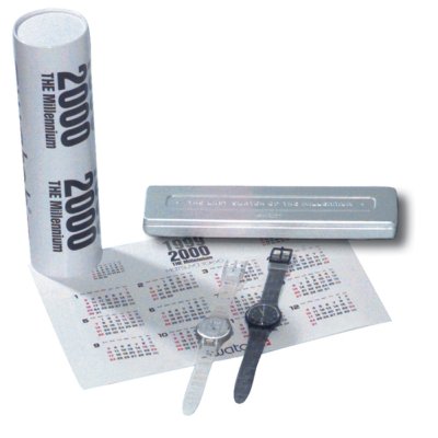 Swatch Packaging Specials GB741PACK1 Matsuya Millennium Special (It's Here+ White Card) Uhr