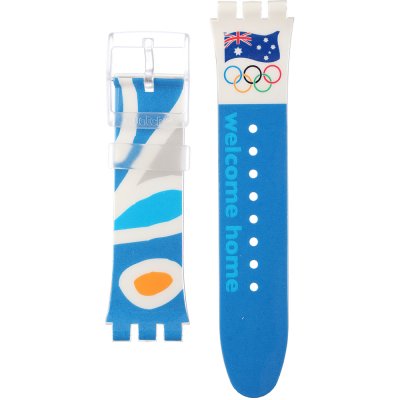 Swatch Plastic - X-Large - SUD ASUDK106E NOC Athens 2004 Australia Band
