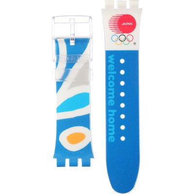 Swatch Plastic - X-Large - SUD ASUDK106AC NOC Athens 2004 Japan Band