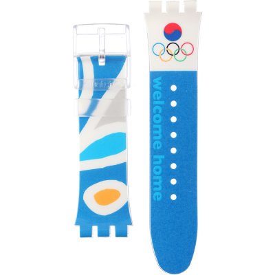 Swatch Plastic - X-Large - SUD ASUDK106AD NOC Athens 2004 Korea Band