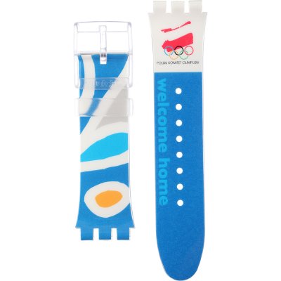 Swatch Plastic - X-Large - SUD ASUDK106AF NOC Athens 2004 Poland Band