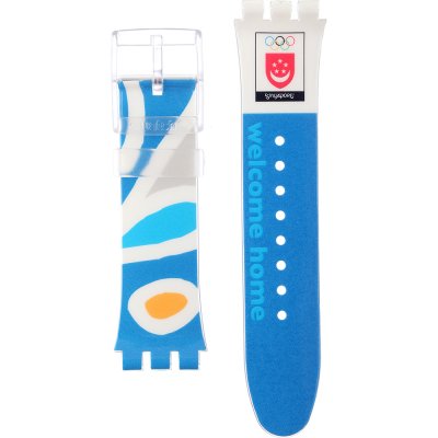 Swatch Plastic - X-Large - SUD ASUDK106Q NOC Athens 2004 Singapore Band