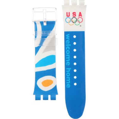 Swatch Plastic - X-Large - SUD ASUDK106T NOC Athens 2004 United States Band