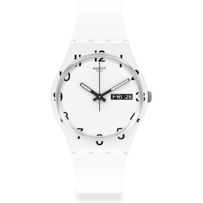 Swatch Originals Medium (34mm) GW716 Over White Uhr