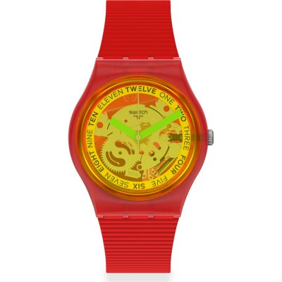 Swatch Originals Medium (34mm) GR185 Retro-rosso Uhr