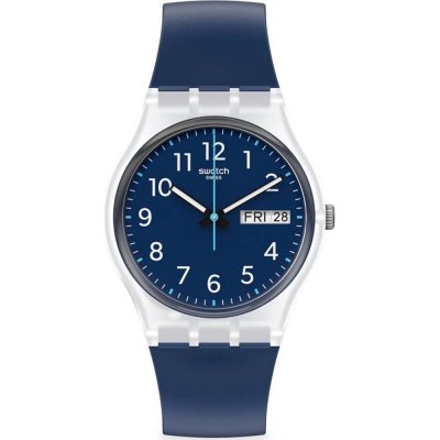 Swatch Originals Medium (34mm) GE725 Rinse Repeat Navy Uhr