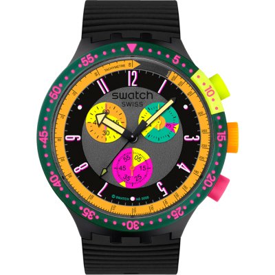 Swatch Big Bold SB02B104 Neon Seppia Uhr