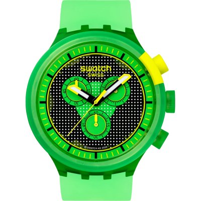 Swatch Big Bold SB02G100 Glowingly Green Uhr