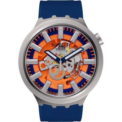 Swatch Big Bold Irony SB07S114 Orange In The Works Uhr