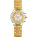 Swatch Chrono SCG100 SCG101 Golden Globe Uhr
