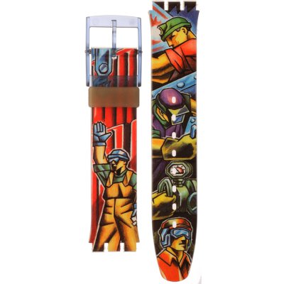 Swatch Plastic - Auto/Scuba/Chrono - SA/SC/SD/SE/SH/SO/ST ASDM105 SDM105 Tovarisch Band