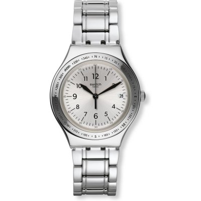 Swatch Big YGS471G Silver Joe Uhr