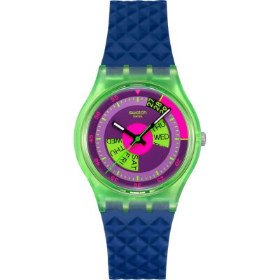 Swatch Originals Medium (34mm) SO28G704 Neon Skychart Uhr