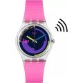 Swatch Originals Medium (34mm) SO28K112-5300 Swatch Neon Pink Podium Pay! Uhr