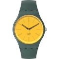 Swatch Originals Large (41mm) SO29G103 Gold in the garden Uhr