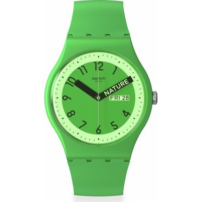 Swatch Originals Large (41mm) SO29G704 Proudly Green Uhr