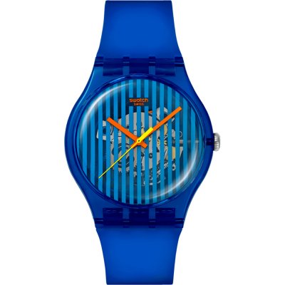 Swatch Originals Large (41mm) SO29S102 Brilliantly Blue Uhr