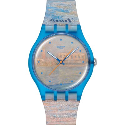 Swatch Originals Large (41mm) SO29Z150 Monet's Palazzo Ducale Uhr
