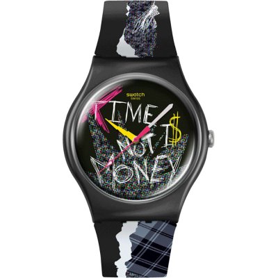 Swatch Originals Large (41mm) SO32B122 Blank Check Uhr