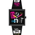 Swatch What If - Square SO34B100 Pierced Edge Uhr