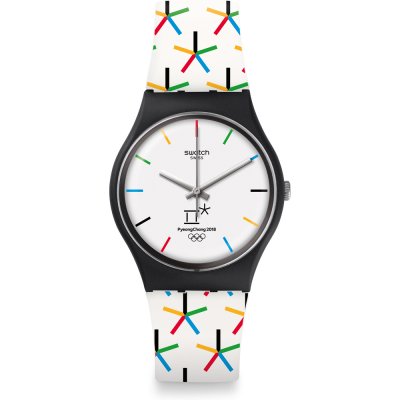 Swatch Originals Medium (34mm) GZ317 Star Games Olympic Collection Uhr