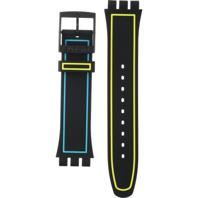 Swatch Plastic - Originals Large (41mm) SUO/SO29/SO32 ASUOB146 SUOB146 Around The Strap Band